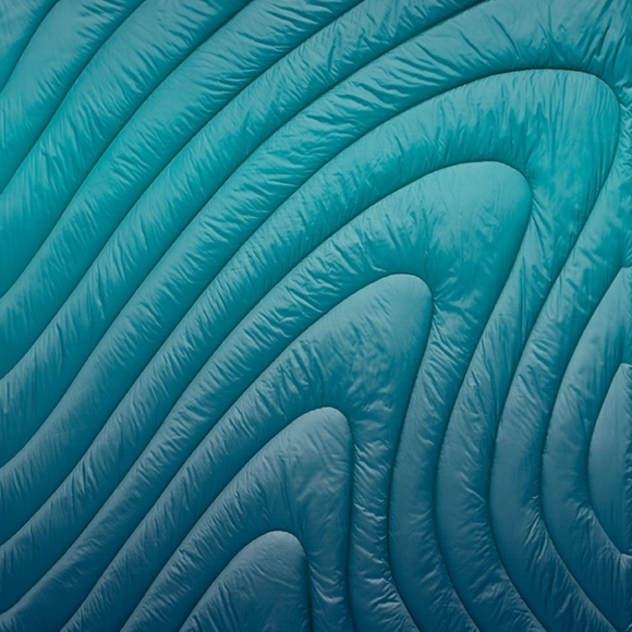 Rumpl Original Puffy Blanket - Ocean Fade - Picture 2 of 5